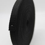 10mm Black Polypropylene Webbing