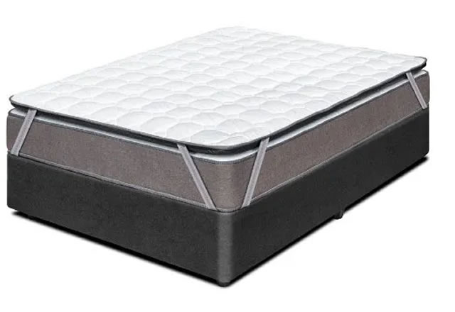 FOAM TOPPER SINGLE GREY