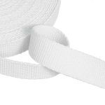 Heavy Duty White Webbing Strap 25mm