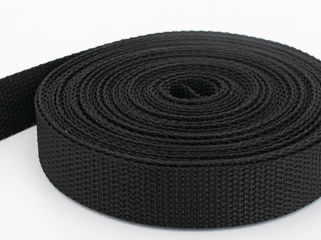 30MM Black Polypropylene Webbing