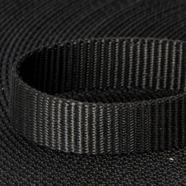 50mm Black Heavy Duty Webbing