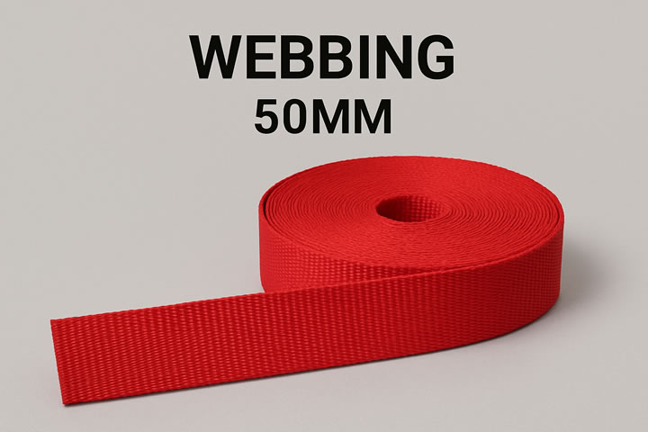 50mm Red Webbing 50mm Red Webbing