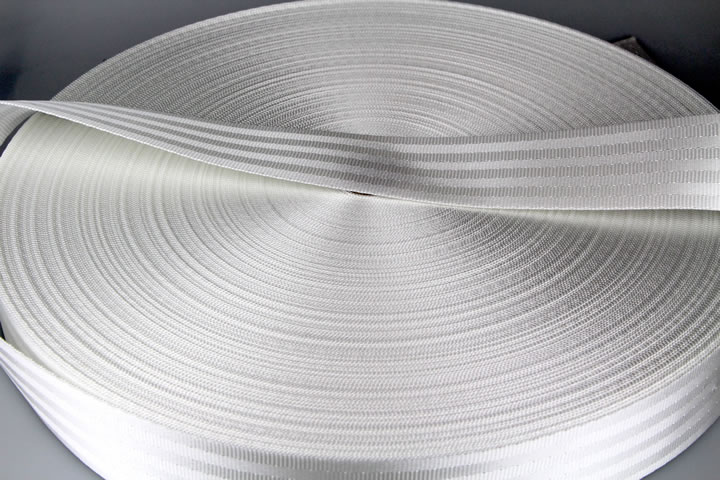 WEBBING 50MM WHITE SEAT BELT