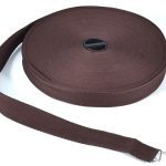 WEBBING TWILL TAPE 25MM BROWN