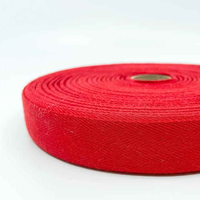 WEBBING TWILL TAPE 25MM RED
