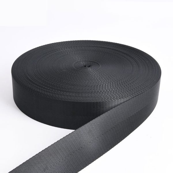 Webbing twill tape 50mm black