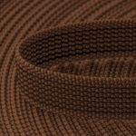 Webbing 25mm Chocolate Brown