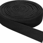 25mm Black polypropylene Webbing