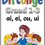 Graad 1-3 Tweeklanke - Diftonge (22 Blaaie)