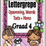 Graad 4  Lettergrepe  Opsomming, Woorde