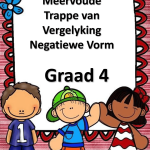 Graad 4 - PDF - Meervoude Trappe van Vergelyking  Negatiewe Vorm