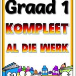 Graad 1 Kompleet AL DIE WERK R479.00
