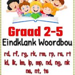 Graad 2-5 - Eindklank Woordbou - rd, rt, rg, rg, rk, rm, rp, rs, ng, nk, ns, nt, ts, ld, lk, lp, lm, mp