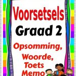 Graad 2 PDF Voorsetsels Opsomming Woorde Toets en Memo
