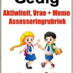 Graad 3 Gedig - Opsomming - Vrae + Memo + Aktiwiteit + Rubriek