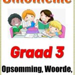 Graad 3 Sinonieme/Synonyms (6 Blaaie), Woorde, 1 Toets, memo antwoorde