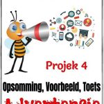 Graad 3,4 Advertensie Opsomming, Voorbeeld, Toets