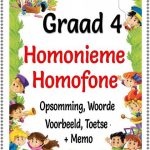 Graad 4 Homonieme - Homofone