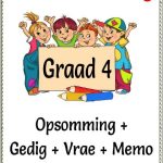 Graad 4 Gedig – Belangrike kenmerke van ‘n gedig