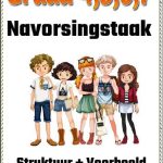 Graad 4,5,6,7 Navorsingstaak, Struktuur, Voorbeeld, Uitleg - Alles wat nodig is 12 Blaaie