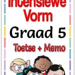 Graad 5 Intensiewe Vorm 2 Toetse + Memo
