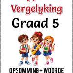Graad 5 Trappe van Vergelyking