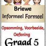 Graad 5 Briewe  Informeel, Formeel, Voorbeeld,