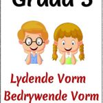 Graad 5 Lydende en Bedrywende Vorm PDF - Opsomming, Toetse en Memo