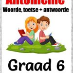 Graad 6 Antonieme Woorde Voorbeeld Toetse en Memo