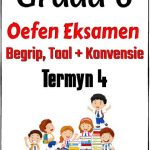 Graad 6 Begrip + Taal Konvensie Termyn 4 + Toetse + Memo