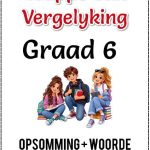 Graad 6 Trappe van Vergelyking