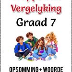 Graad 7 Trappe van Vergelyking
