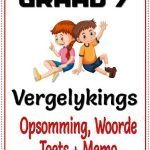 Graad 7 Vergelykings