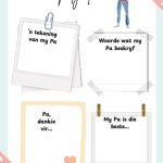 Vadersdag - My Pa - Werkskaart Kaartjies Verniet