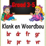 GRAAD 2-5  - Klank + Woordbou br, dr, fr, gr, kr, pr, tr, vr