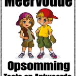 Graad 1-7 Meervoude - Opsomming, Woorde, en Toets
