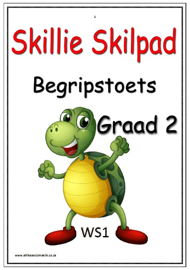Graad 2 Begripstoets - Skillie Skilpad Graad 2 Begripstoets - Skillie Skilpad - Image 1